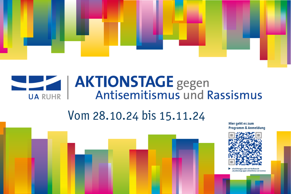 Banner Aktionstage gegen Antisemitismus und Rassismus