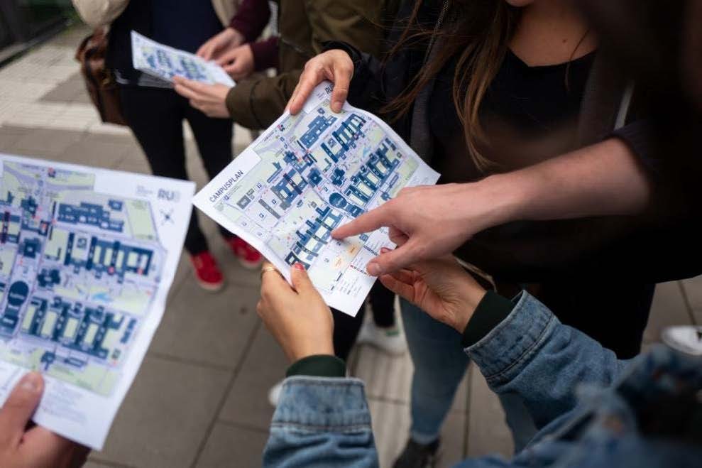 Orientierung auf dem Campus