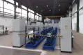 The completed hall with the test benches