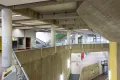 Photo: Interior view of the "Hörsaalzentrum Ost" (HZO) from one of the upper floors.