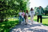 Studierende auf dem RUB-Campus