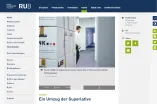 Ein Screenshot einer Detailansicht des Artikels im RUB Newsportal