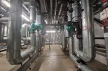 Technische Apparatur zur Wärmeversorgung an der Ruhr-Universität Bochum.
