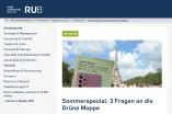 Ein Screenshot der einen Teil des Artikels im RUB Serviceportal zeigt