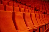 Foto: Organene Sitze im Großen Saal im Audimax