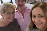 Das Team der Stabsstelle FGH: Vera, Sarah, Katina