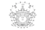 Floor plan of the Audimax at Ruhr University Bochum