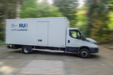 Transportauto der Postlogistik.