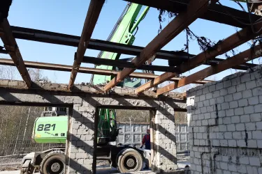 Büros vor der Sanierung.