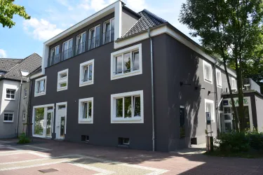 Außenansicht vom Peer Quartier der RUB, ehemals OASE