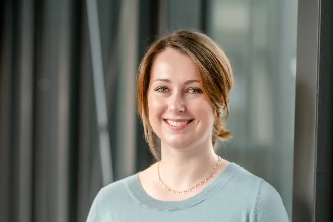 Portätfoto Frau Rittmann, Familiengerechte Hochschule.