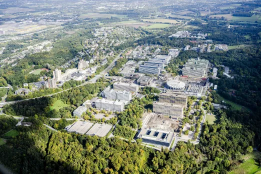 Foto: Luftaufnahme des Campus der Ruhr-Universität Bochum