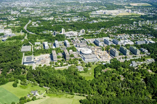 Foto: Luftbild vom Campus der Ruhr-Universität Bochum