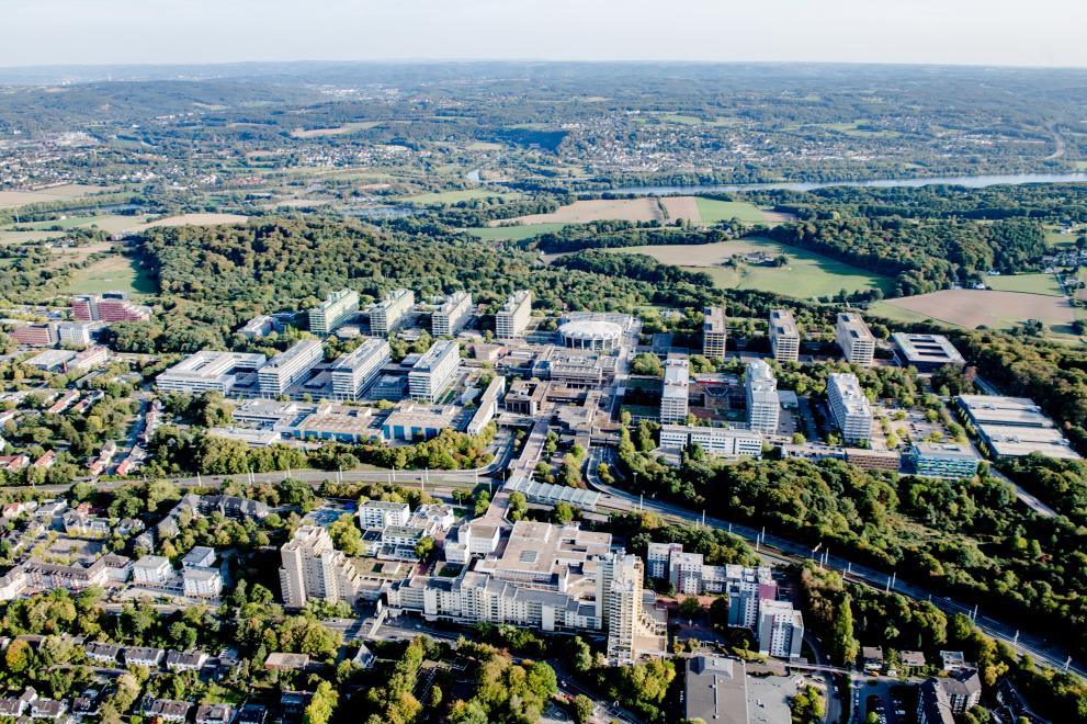 Luftaufnahme der Ruhr-Universität Bochum
