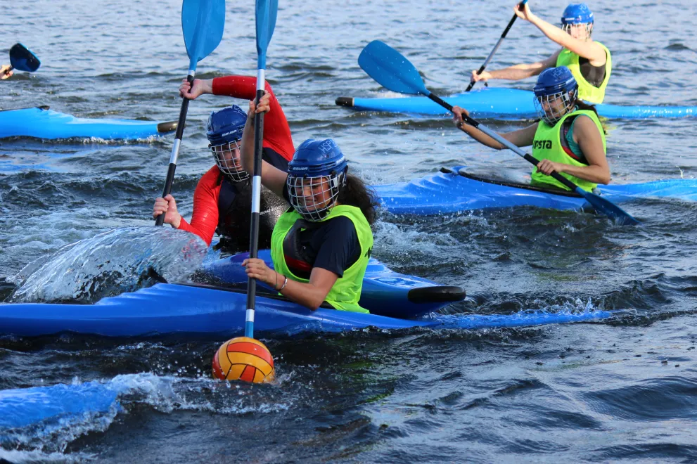Kanupolo beim Hochschulsport Bochum