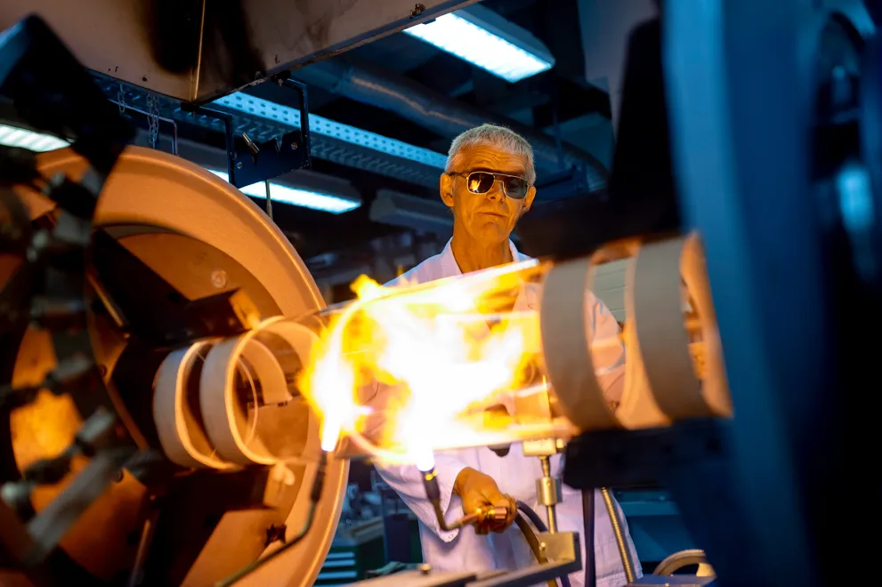 Glasbläser an der RUB