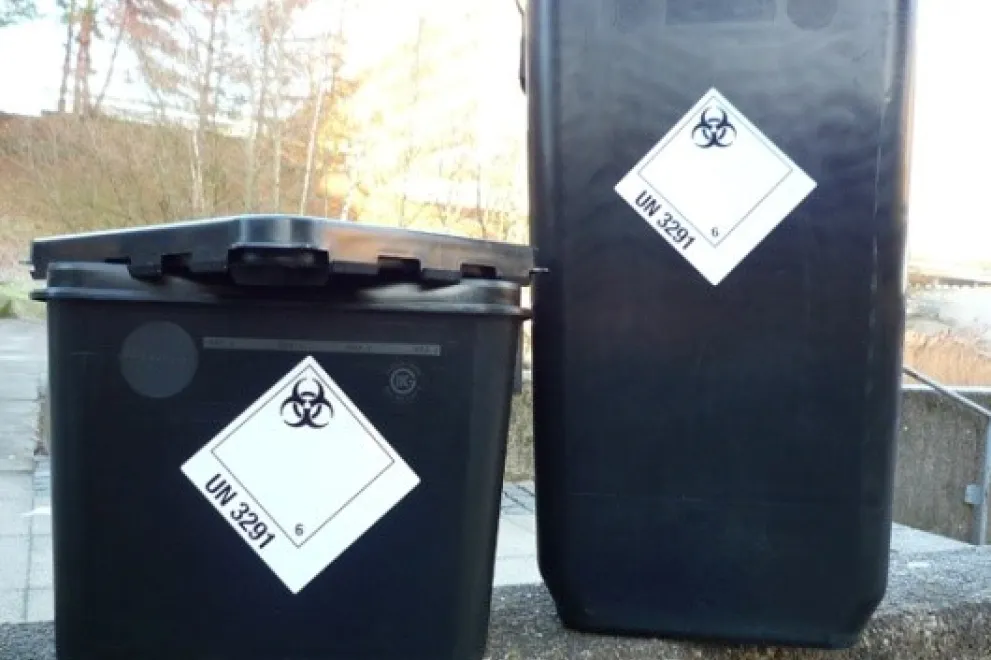 tonne_infektiöser abfälle