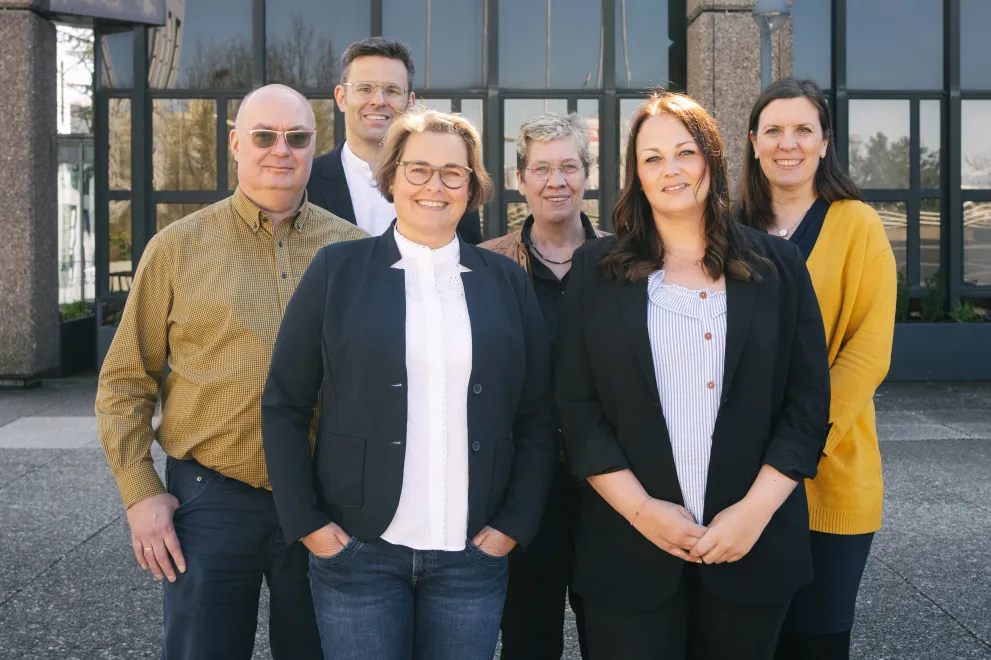 Gruppenfoto der Mitarbeitenden der Stabsstelle Digital Office.