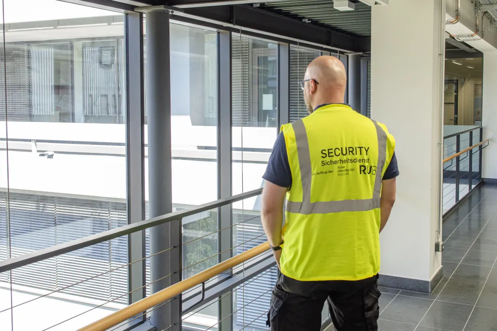 Security-Mitarbeiter.