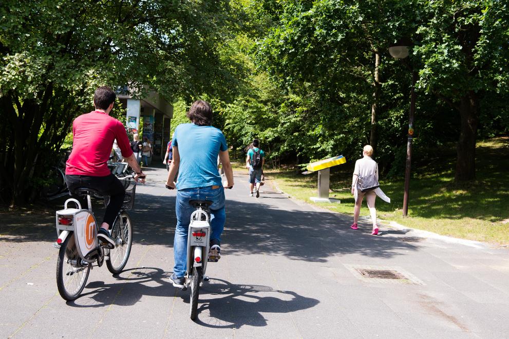 Cycling at the Ruhr University Bochum