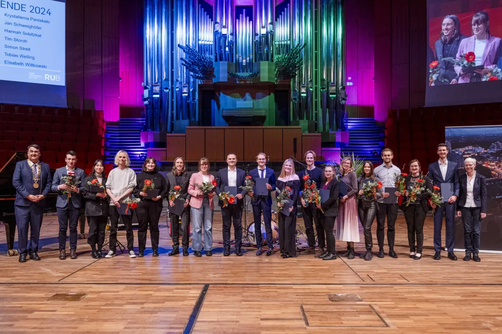 Photo: Group photo of the winners of the Academic Anniversary 2024