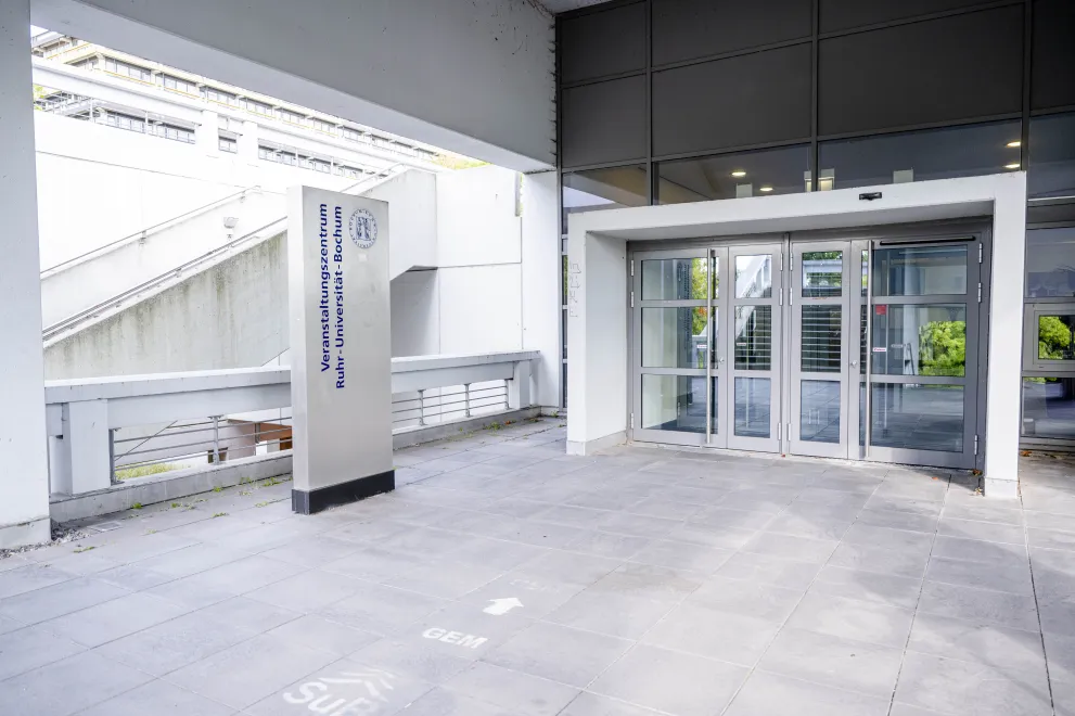 Photo: Entrance to the Convention Center from the outside