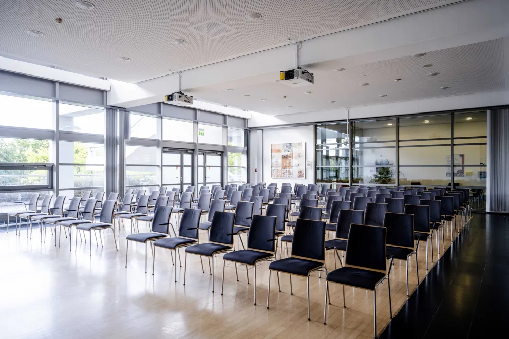 Photo: Hall 1 in the Convention Centerof Ruhr University Bochum