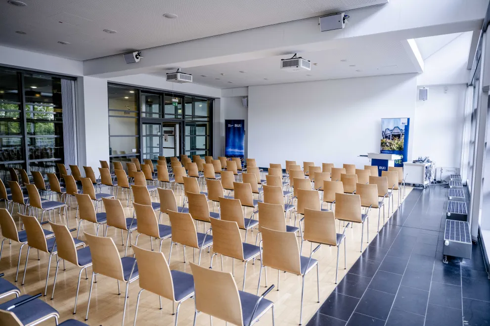 Photo: Room 1 in the Convention Center of Ruhr University Bochum