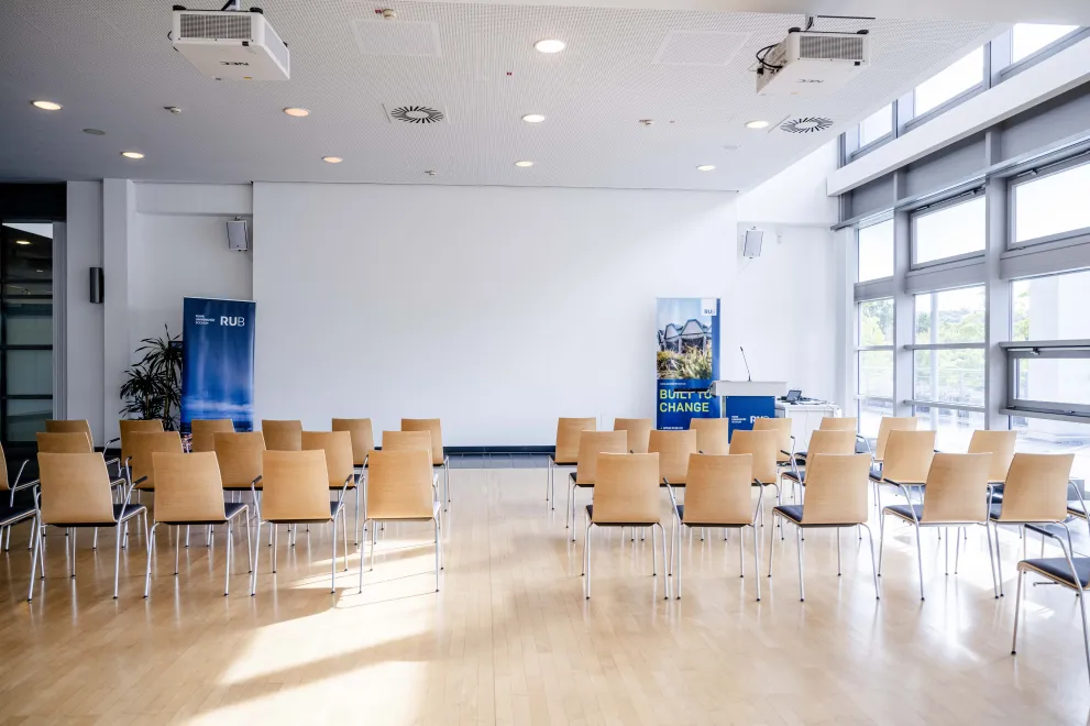 Photo: Hall 2b in the Convention Center of Ruhr University Bochum