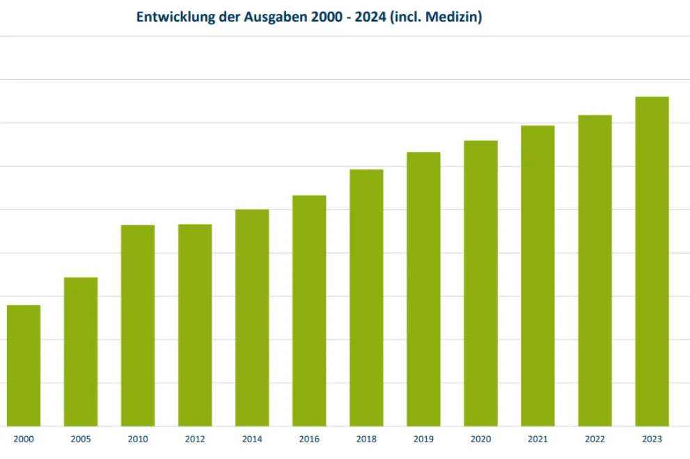 Entwicklung der Ausgaben