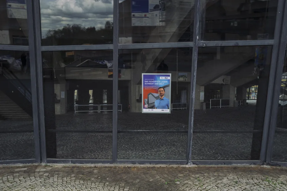 Photo: Poster im Audimax