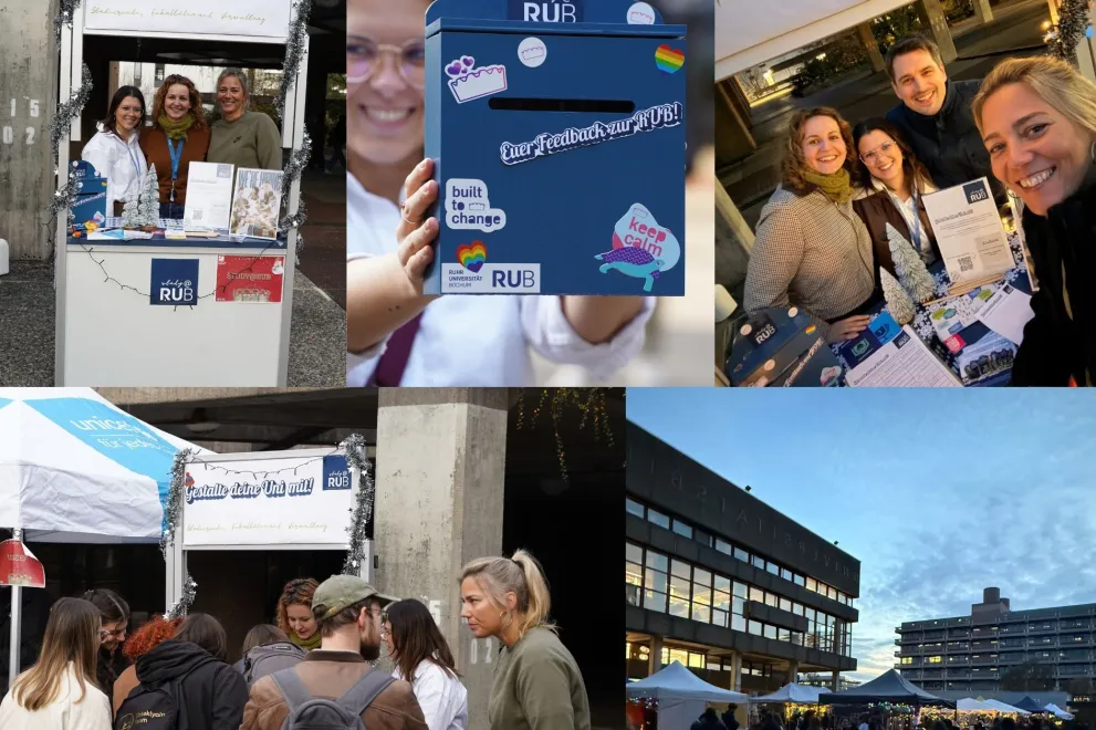 Stand study@RUB auf dem Wintermarkt 2025