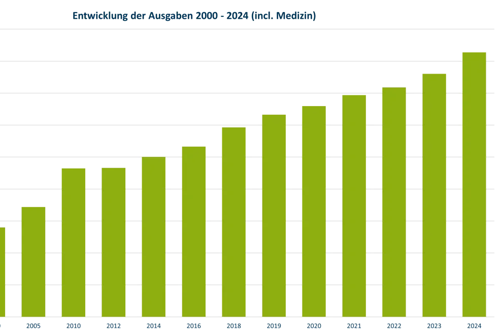 Entwicklung der Ausgaben